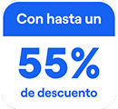 55% descuento